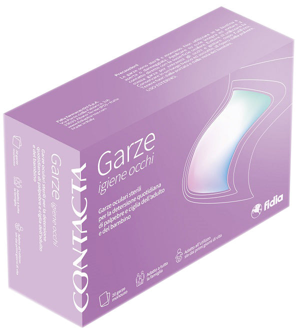 CONTACTA GARZE IGIENE OCCHI 20PZ
