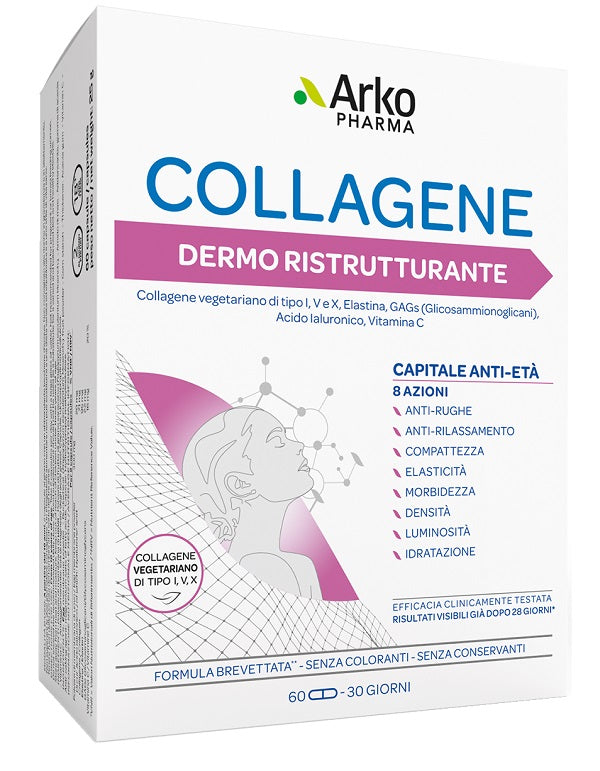COLLAGENE DERMO RISTRUTT.  60CPS
