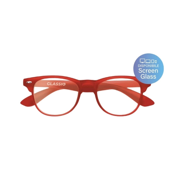 GLASSIO FREMONT OCCHIALE ROSSO +2,5