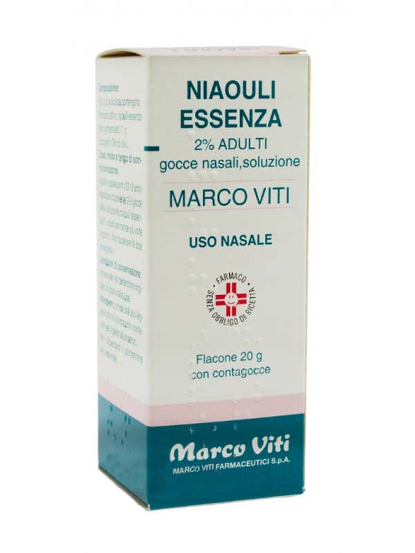 NIAOULI ESSENZA MV*2% GTT 20G
