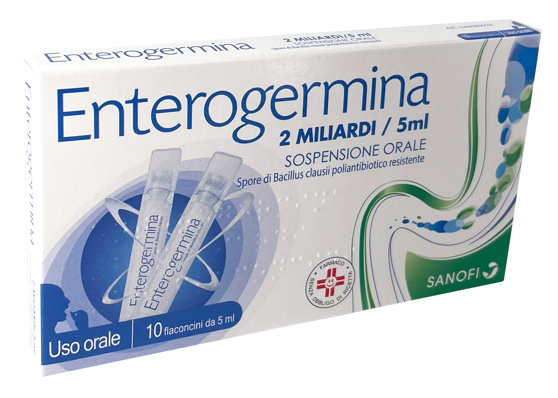 ENTEROGERMINA*OS 10FL 2MLD/5ML