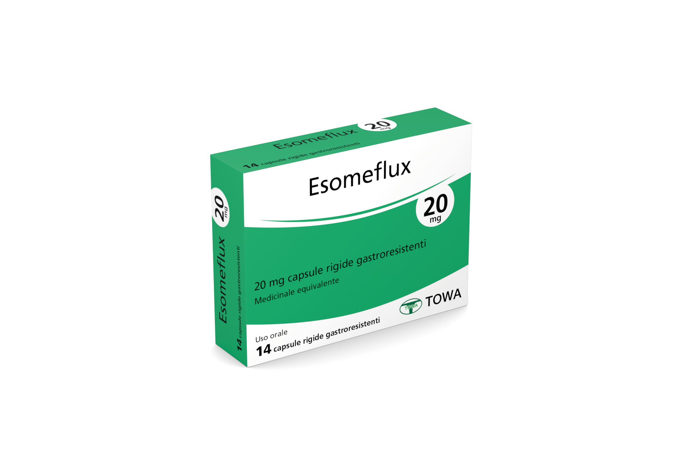 ESOMEFLUX*14CPS GASTR 20MG
