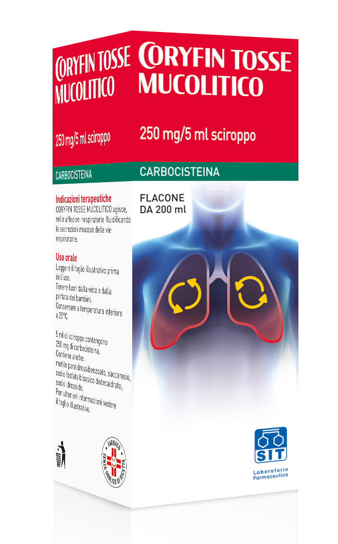 CORYFIN MUCOLITICO*SCIR 200ML