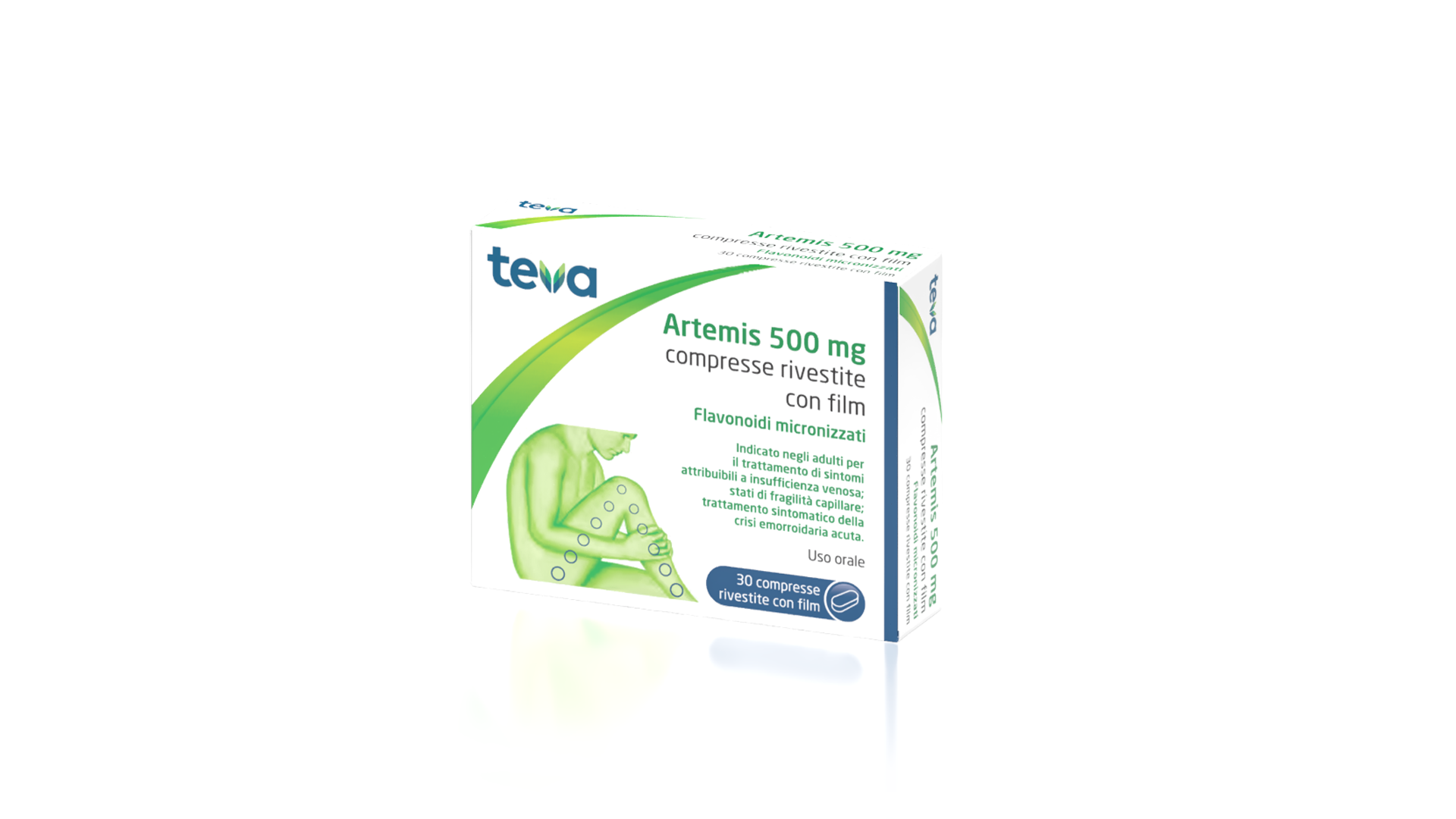 ARTEMIS*30CPR RIV 500MG