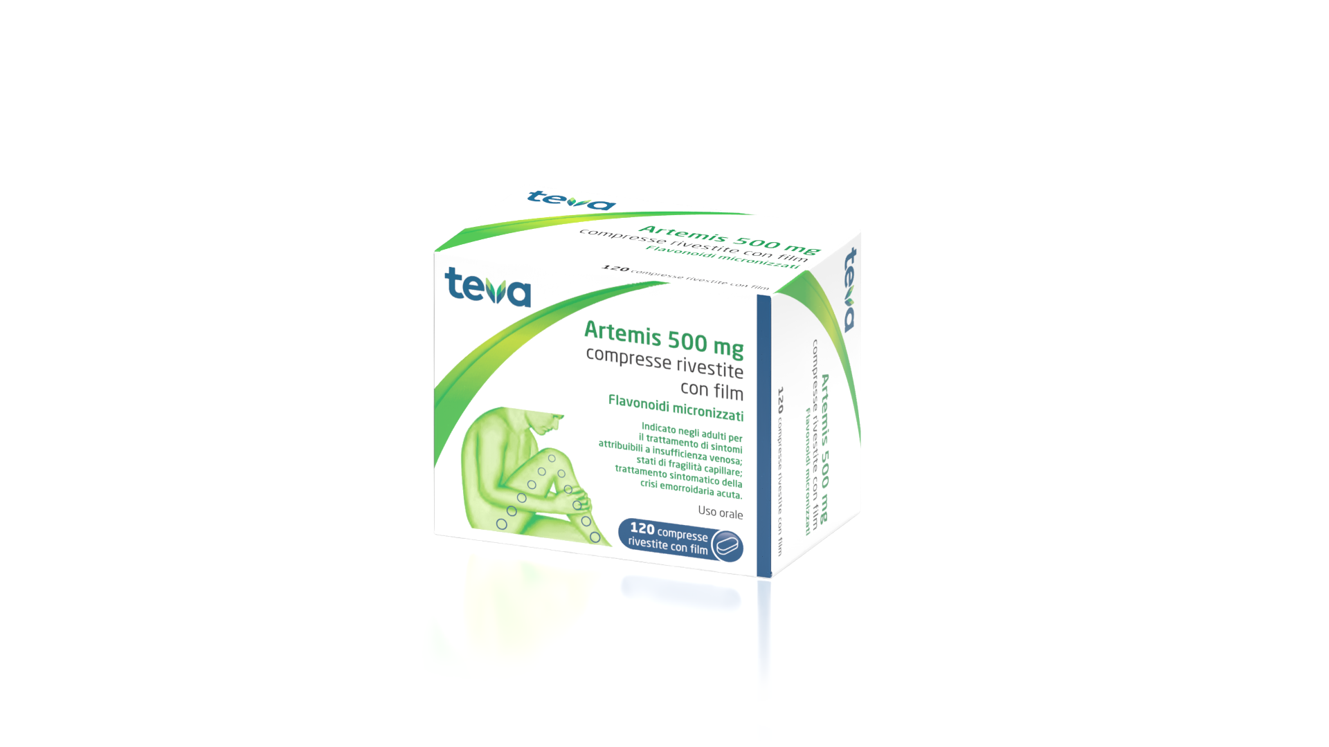 ARTEMIS*120CPR RIV 500MG