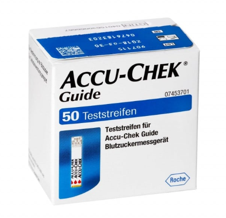 ACCU-CHEK GUIDE 50 STRIPS RETA