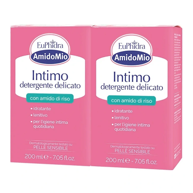 EUPHIDRA AMIDOMIO DETERGENTE INTIMO DELICATO BIPACCO