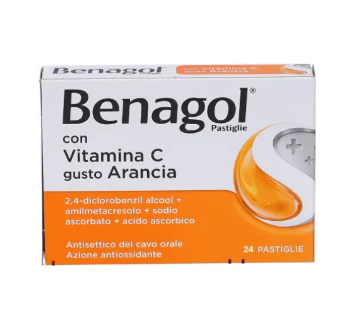 BENAGOL VIT C*24PAST ARANCIA