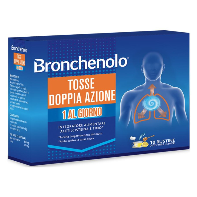 BRONCHENOLO TOSSE DOPPIA AZIONE 10B