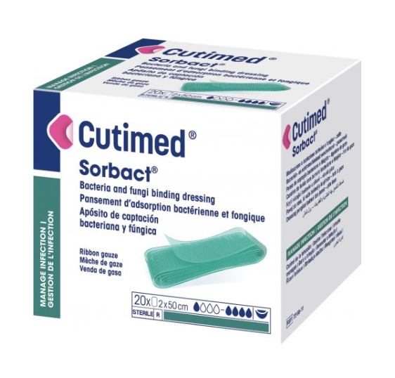 CUTIMED SORBACT ZAFFO 2X50CM X20