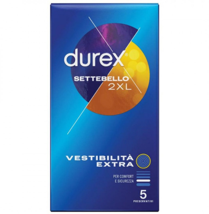 DUREX SETTEBELLO 2XL 5PZ