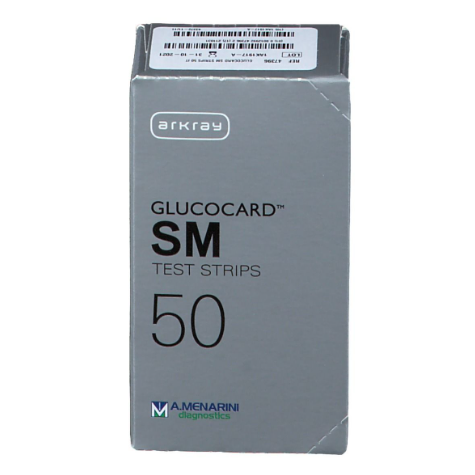 GLUCOCARD SM TEST STRIPS 50PZ