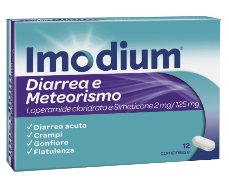 IMODIUM DIARREA E METEOR*12CPR