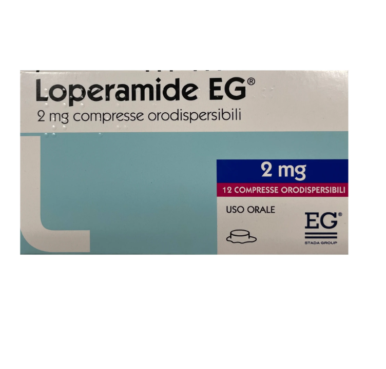 LOPERAMIDE EG*12CPR ORODISPERSIBILI 2MG