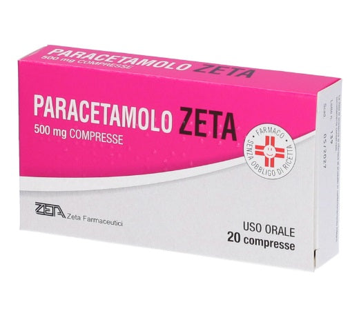 PARACETAMOLO ZETA*20CPR 500MG