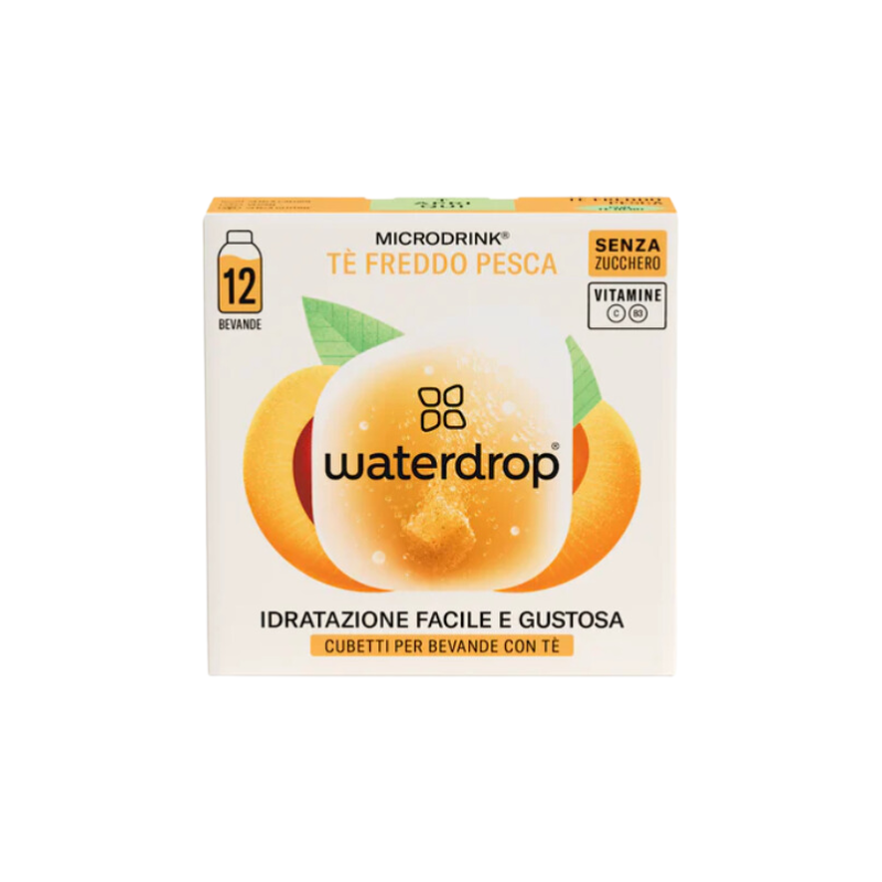 WATERDROP ICE TEA PESCA 12 CUBETTI